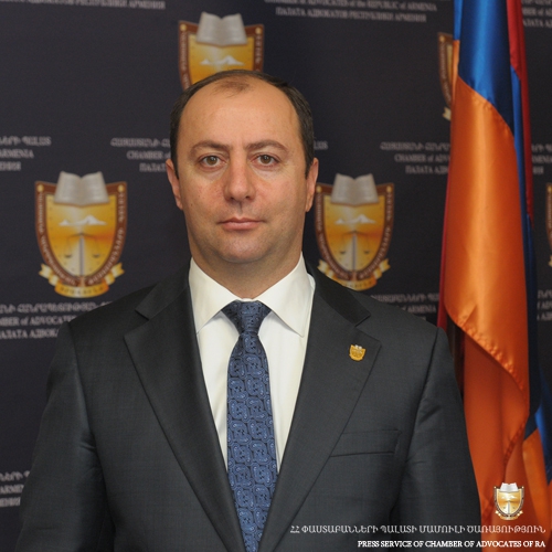 KAREN MEZHLUMYAN APPOINTED DEPUTY CHAIRMAN OF THE CHAIRMAN OF THE CHAMBER OF ADVOCATES KAREN MEZHLUMYAN APPOINTED DEPUTY CHAIRMAN OF THE CHAIRMAN OF THE CHAMBER OF ADVOCATES
