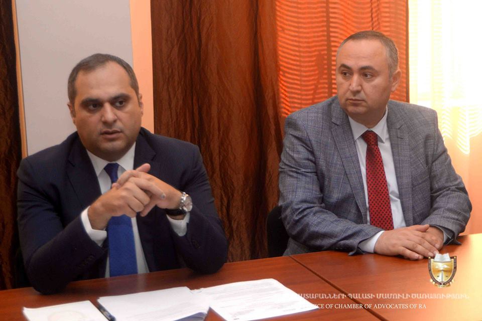 REPRESENTATIVES OF THE CHAMBER OF COURT EXECUTORS AND BANKRUPTCY MANAGERS VISITED THE CHAMBER OF ADVOCATES OF ARMENIA