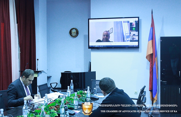 REGULAR SESSION OF THE BOARD OF THE CHAMBER OF ADVOCATES OF RA HELD ONLINE (PHOTOS) REGULAR SESSION OF THE BOARD OF THE CHAMBER OF ADVOCATES OF RA HELD ONLINE (PHOTOS)