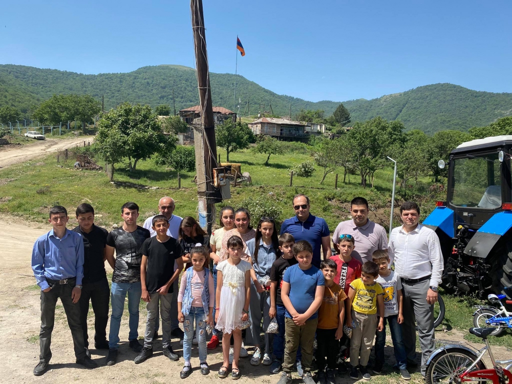 REPRESENTATIVES OF THE CHAMBER OF ADVOCATES  VISITED SHURNUKH VILLAGE ON THE OCCASION OF CHILDREN'S DAY